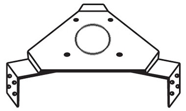 Rohn AS455G Accessory Shelf