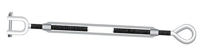 1/2" x 12" Eye & Jaw Turnbuckle