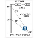 Rohn 25G130R060