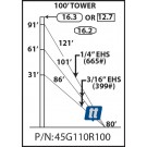 Rohn 45G110R100