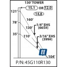 Rohn 45G110R130