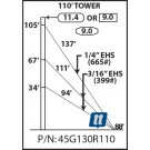 Rohn 45G130R110