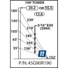 Rohn 45G90R190