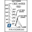 Rohn 45G90R260