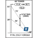 Rohn 25G110R060