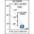 Rohn 25G130R100