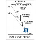 Rohn 45G110R080