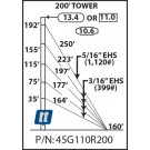 Rohn 45G110R200