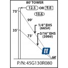 Rohn 45G130R080